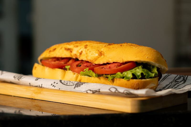 Catering tray of primo hoagies for events